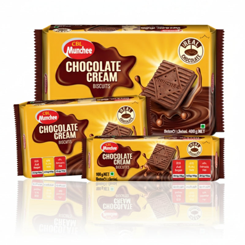 Load video: Munchee Chocolate Cream Biscuits