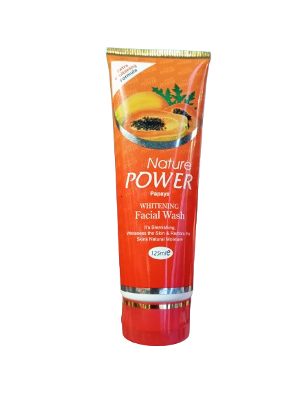 Nature Power  Papaya Whitening Facial Wash - 125ml