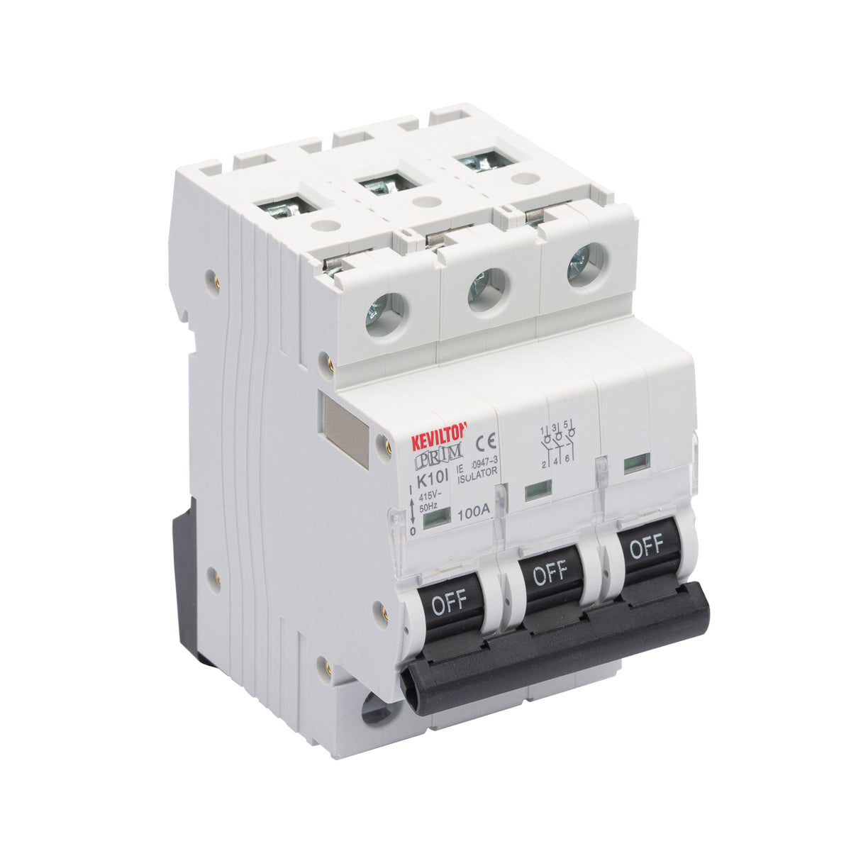 100A 3 Pole Main Switch (Isolator)