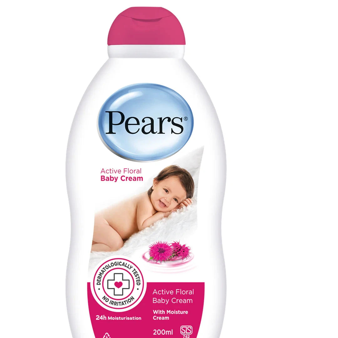 Pears Active Floral Baby Cream - 200ml