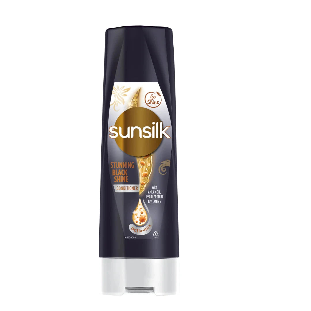 Sunsilk Stunning Black Shine Conditioner - 180ml