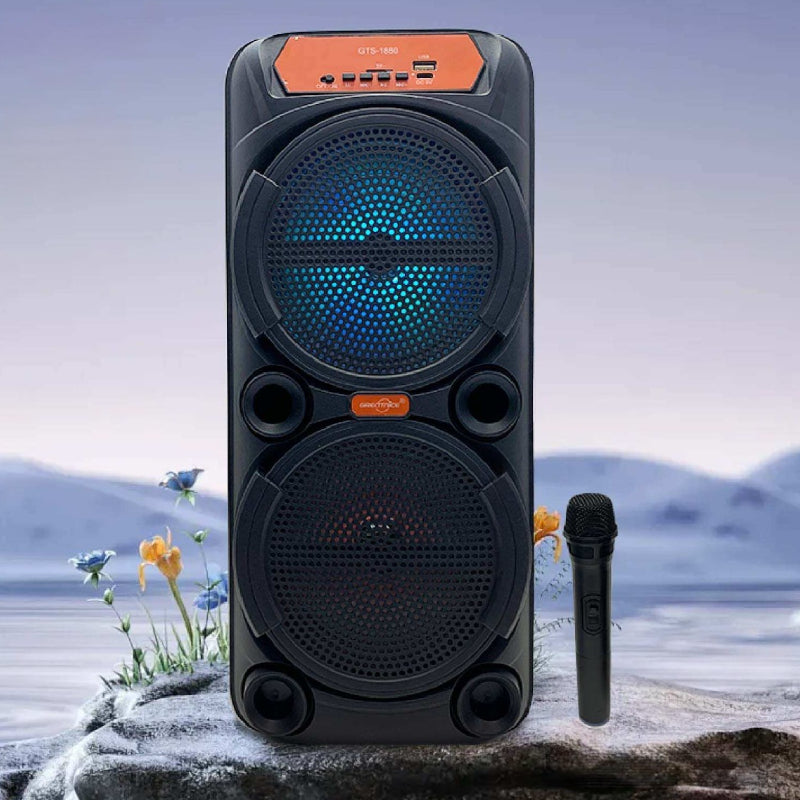Greatnice GTS-1880 Wireless Portable Speaker Double 6.5 Inch