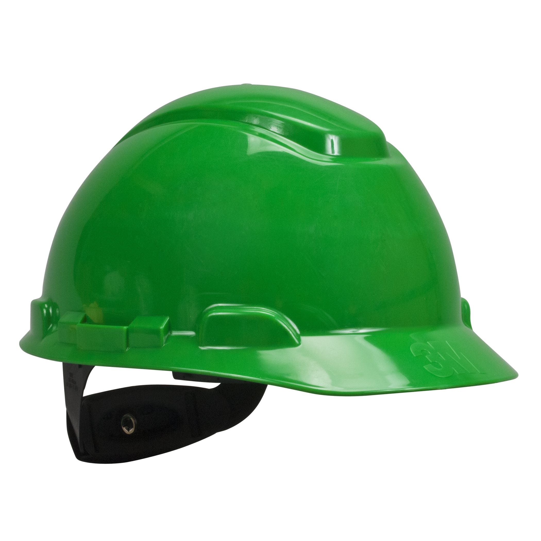 3M H-704R HARD HAT - 4PT RACHET - GREEN