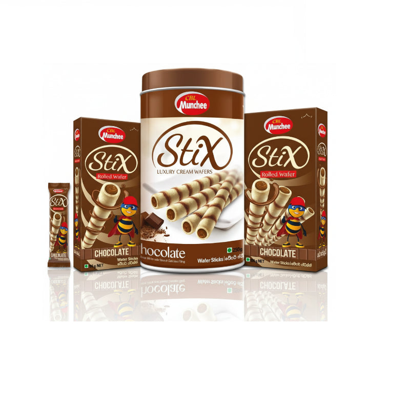 Munchee Stix Rolled Wafer Chocolate