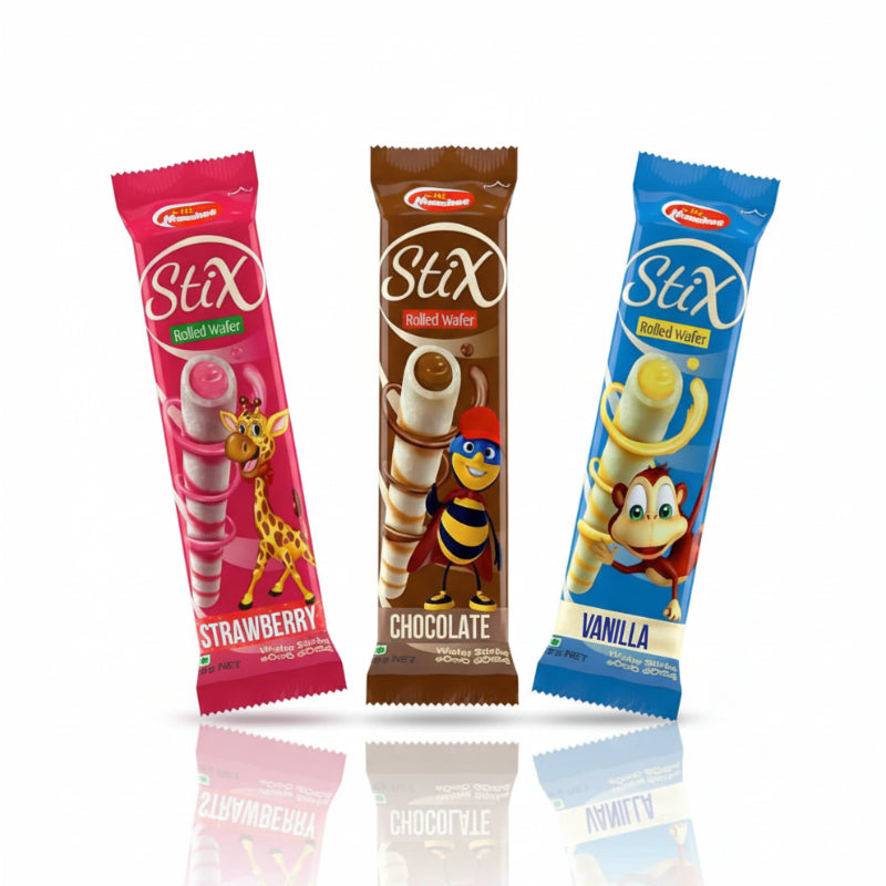 Munchee Stix Rolled Wafer Chocolate