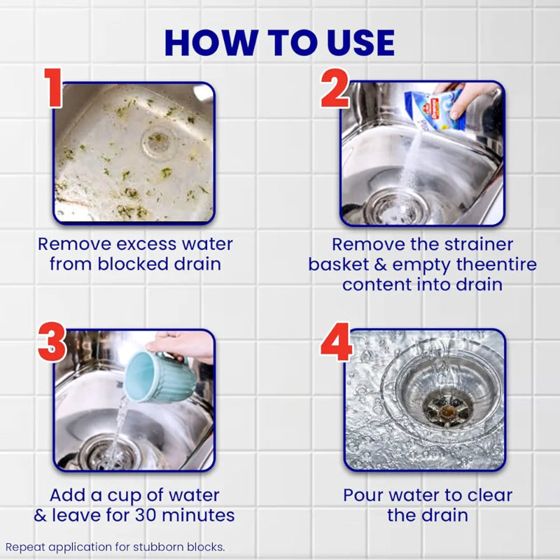 Kiwi Drain Cleaner - 50g