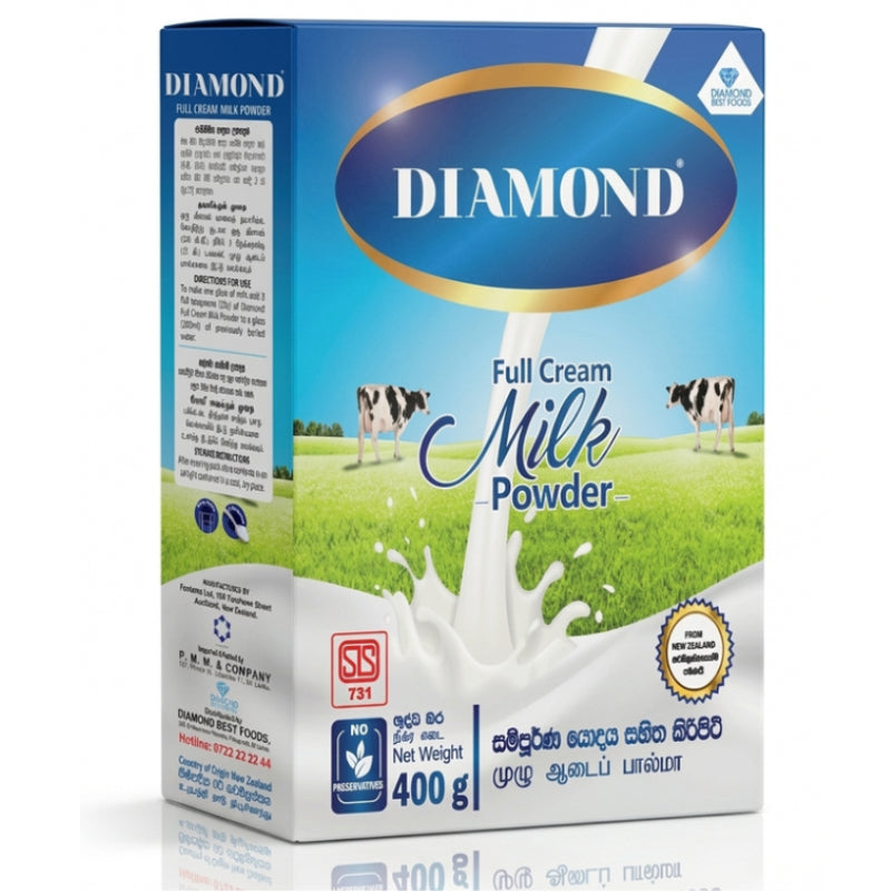 Diamond Full Cream Milk Powder - 400g