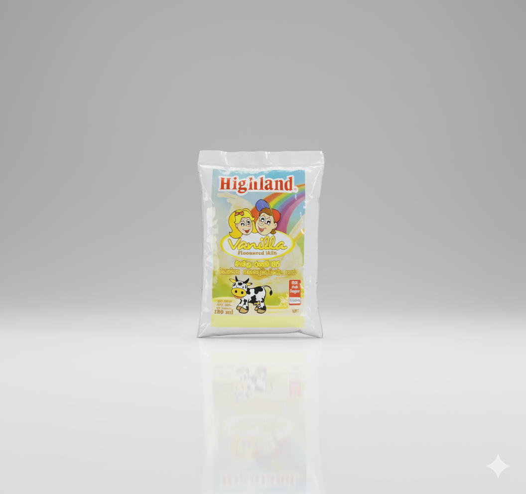 Highland Vanilla Flavoured Milk – 180ml