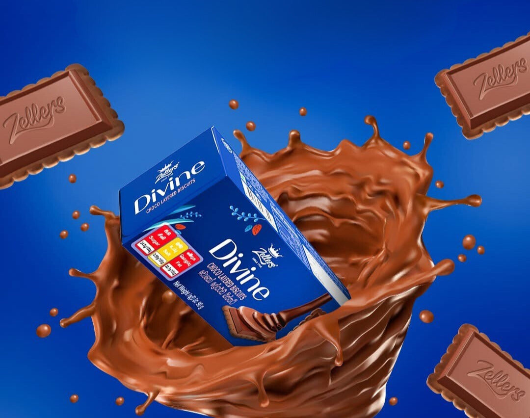Maliban Zellers Divine Choco Layered Biscuits - 90 g