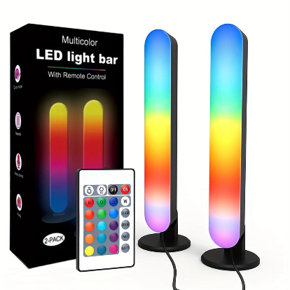2-Bar RGB LED Light with Remote