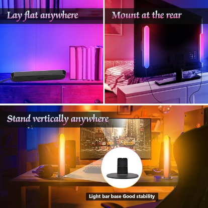2-Bar RGB LED Light with Remote