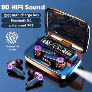 M19 TWS Mini Earbuds with LED Digital Display