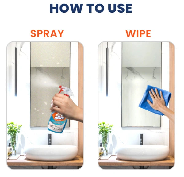Mr Muscle Glass & Household Cleaner Streak Free Long Lasting Shine