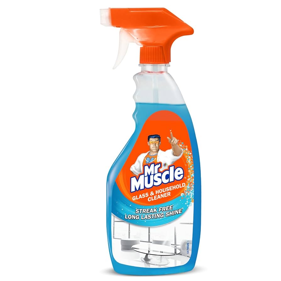 Mr Muscle Glass & Household Cleaner Streak Free Long Lasting Shine