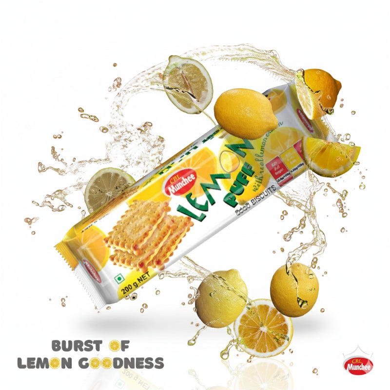 Munchee Lemon Puff Biscuits