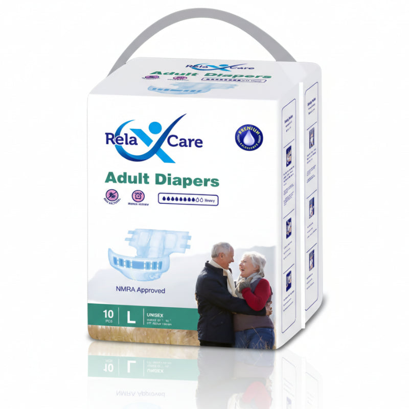 Relax Care Adult Diapers - 10pcs