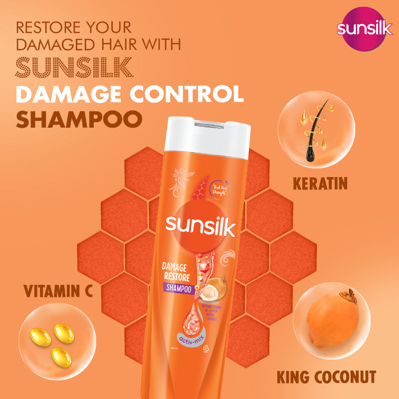 Sunsilk Shampoo Damage Restore - 180ml