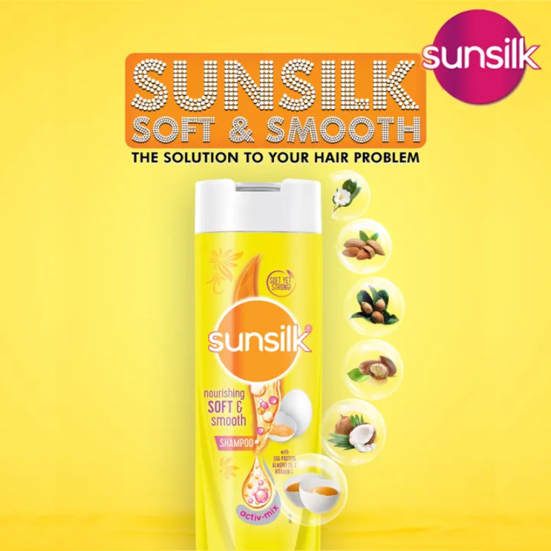 Sunsilk Soft & Smooth Shampoo - 180ml