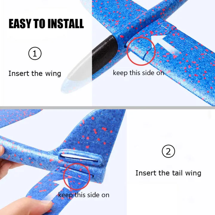 Foam Airplane Child Outdoor Flying Toy for Kids