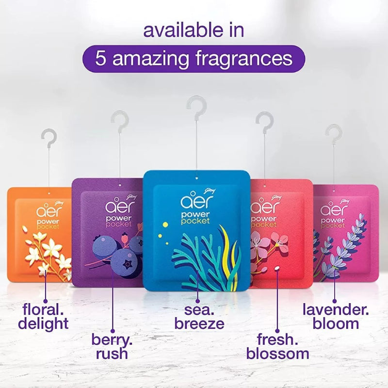 Load video: Godrej aer Power Pocket Air Freshener - Rose Fresh Blossom